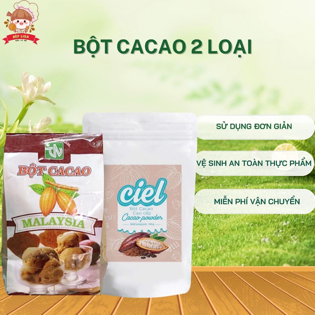 Bột cacao Ciel/ Malaysia TânThanh Ngọc thơm ngon tại Bếp Lisa