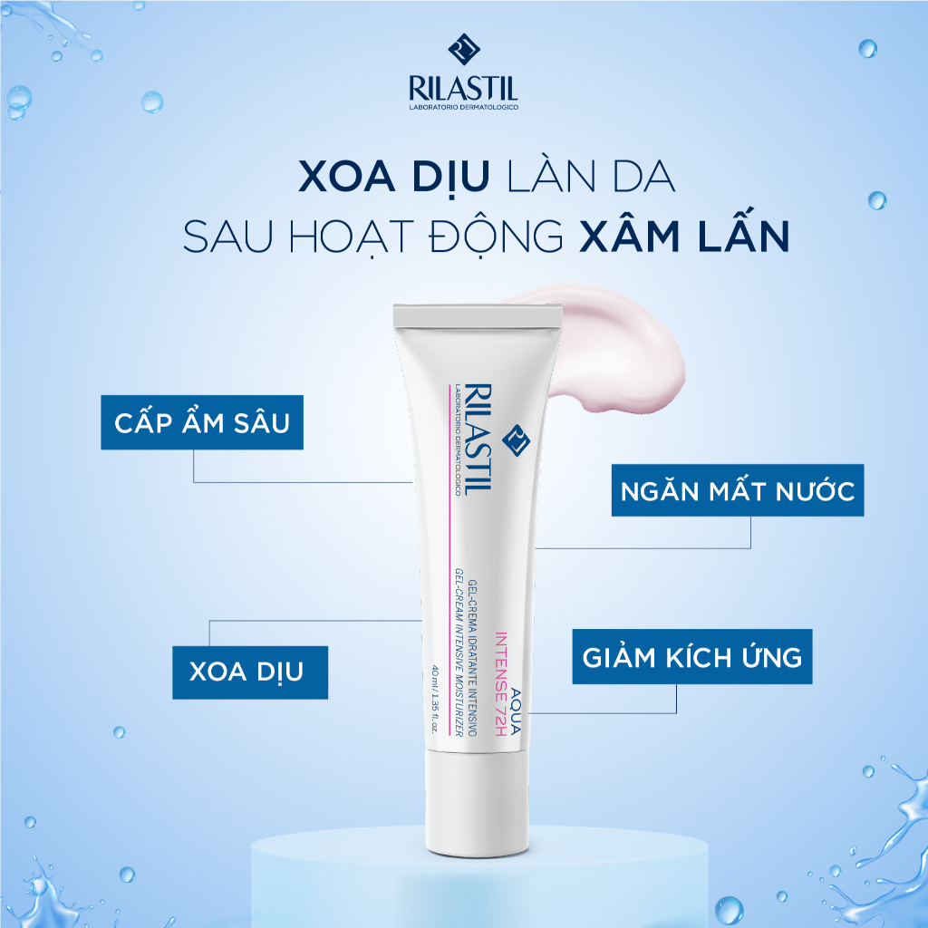KEM CẤP ẨM 72H - RILASTIL AQUA INTENSE GEL CREAM 72H 40ML