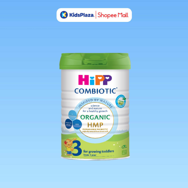 Sữa Hipp số 3 Organic Combiotic HMP 800gr cho bé từ 1-3 tuổi