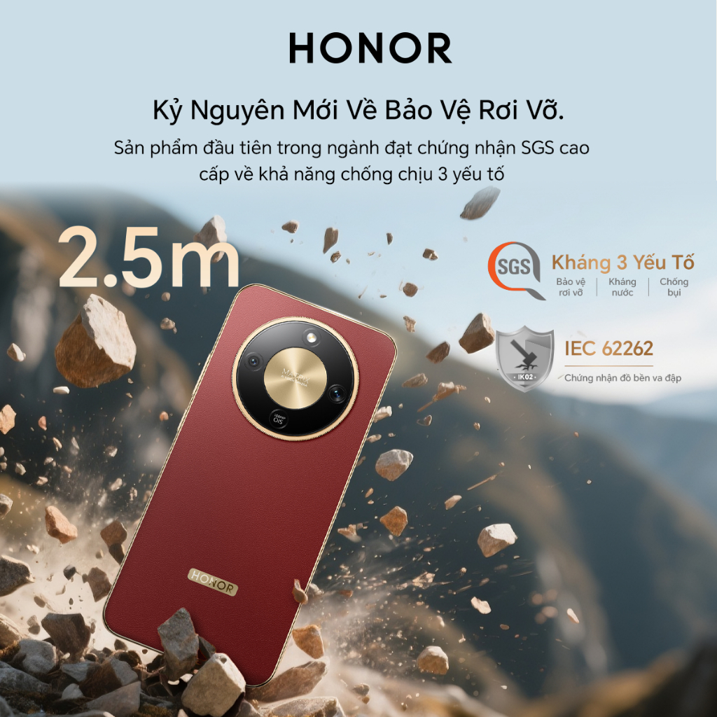 [ƯU ĐÃI ĐỘC QUYỀN] Điện Thoại Honor X9d 5G 8GB/12GB + 256GB/512GB | Pin 8300mAh | Camera AI OIS 108 MP| BH 24 Tháng | BigBuy360 - bigbuy360.vn