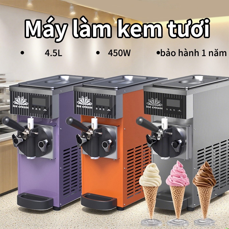 Máy làm kem tươi 1-3 vòi để bàn ZB-BQL28 hàng chính hãng