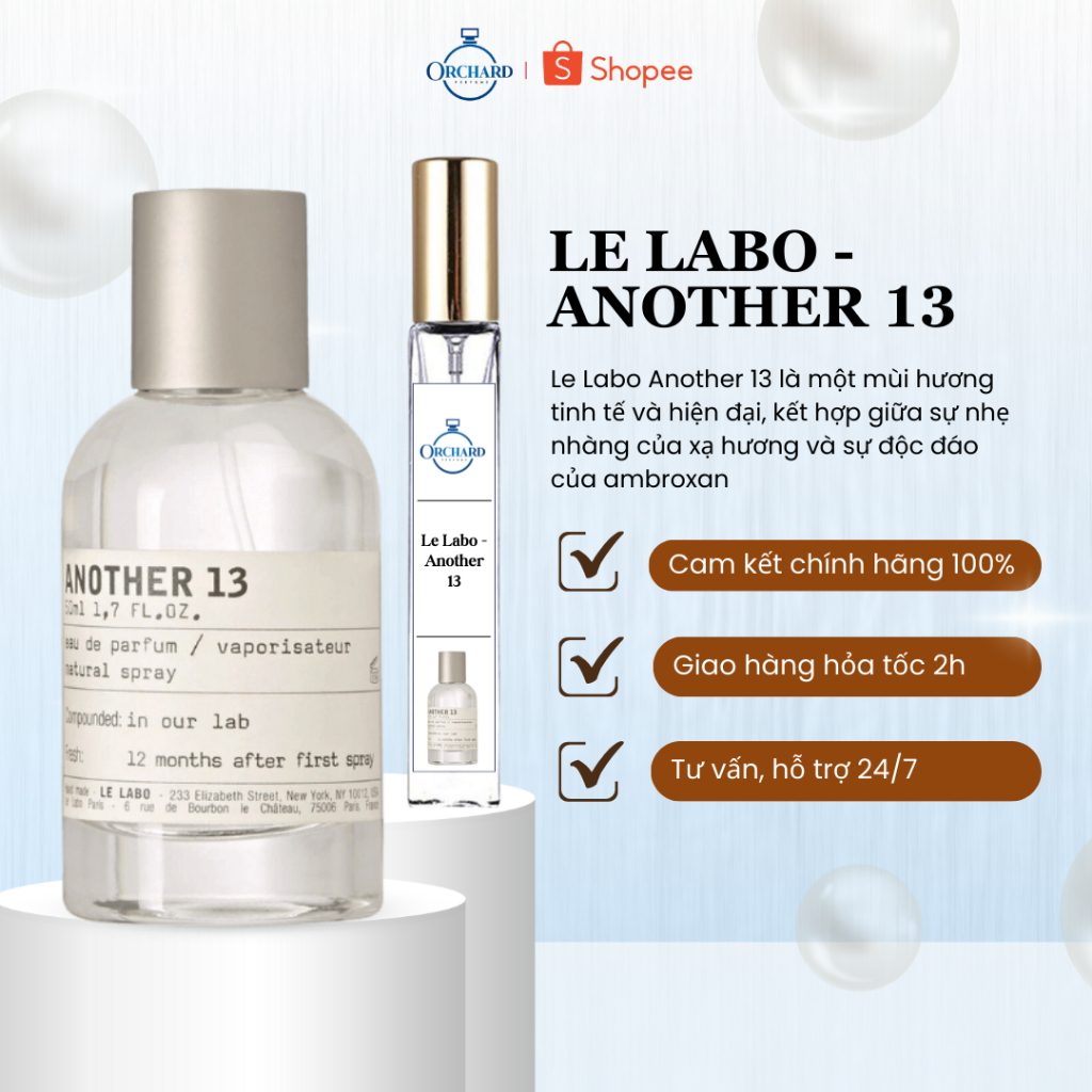Nước hoa  Another 13 Tinh tế, Thu hút 10ml 20ml 30ml| Orchard Perfume