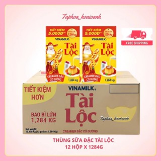   Date 11 2026  Thùng 12 hộp sữa đặc tài lộc Vinamilk x 1284g 