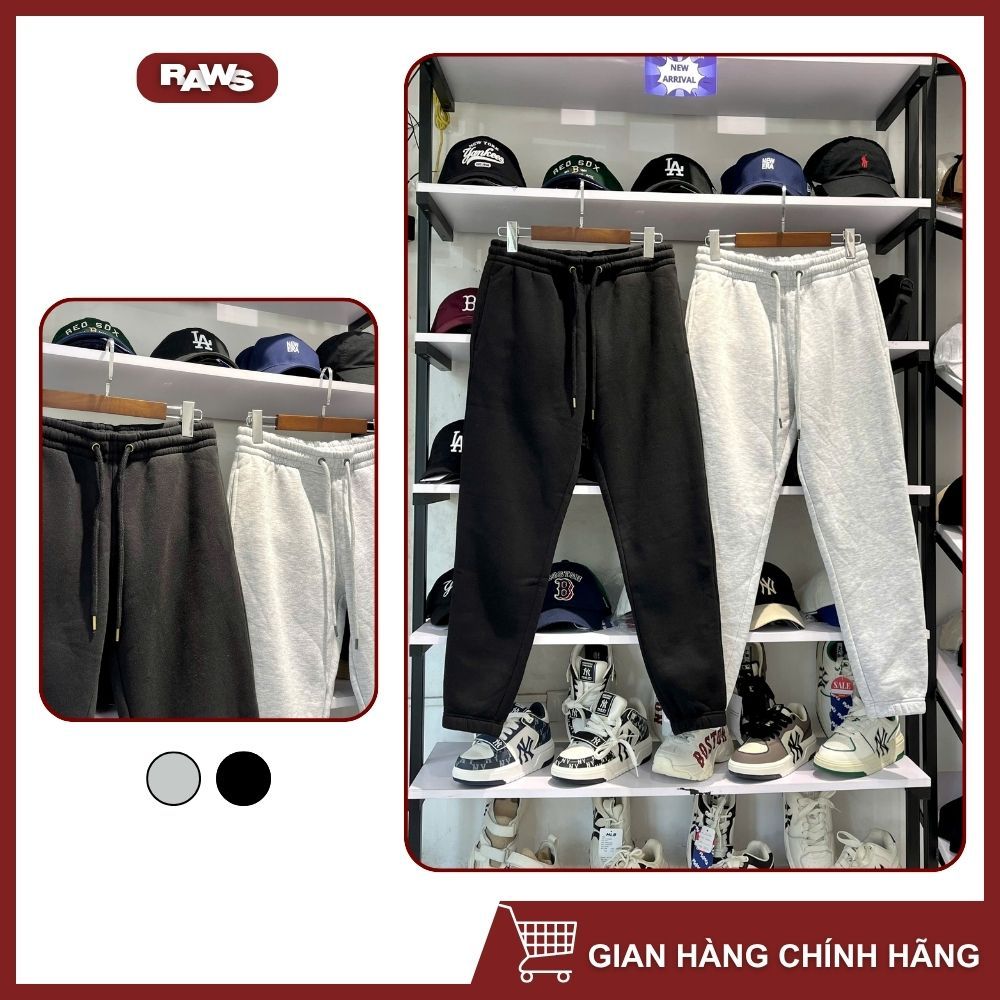 [Mua 2 giảm 50k ] Quần nỉ bông jogger basic GEE JAY Hàn dễ phối đồ-RAWS