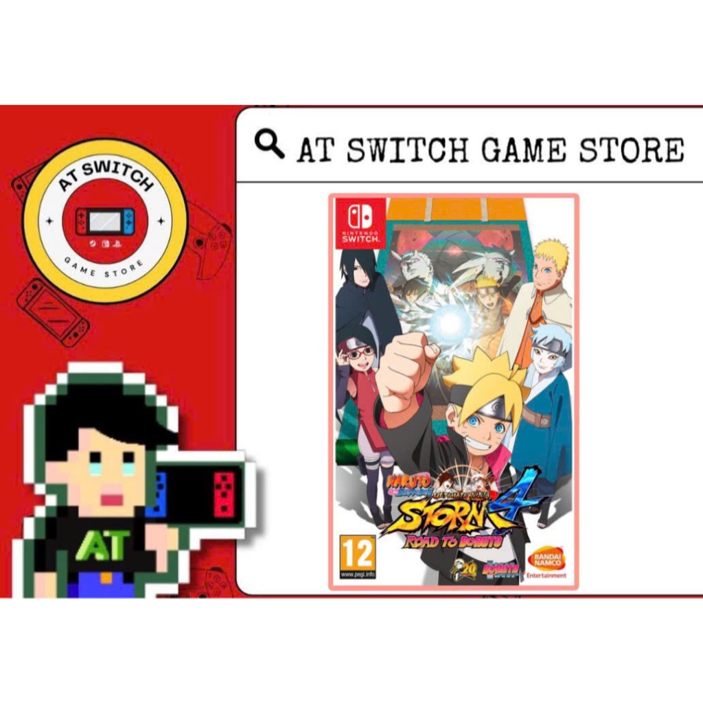 Đĩa Chơi Game Naruto Shippuden Ultimate Ninja Storm 4 Road To Boruto NSW