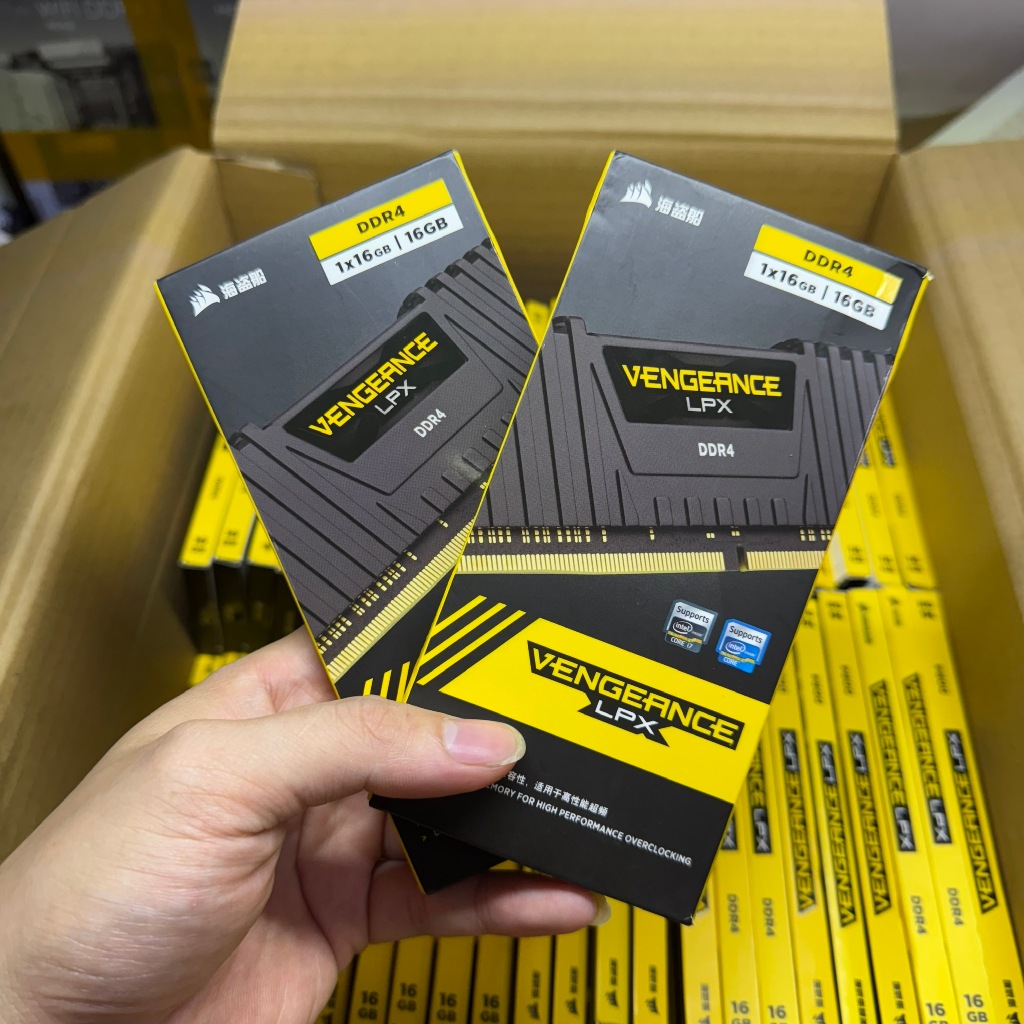 Ram Corsair LPX 16GB buss 3200 XỊN - Hàng new nguyên seal - Hỗ trợ CPU AMD đuôi G