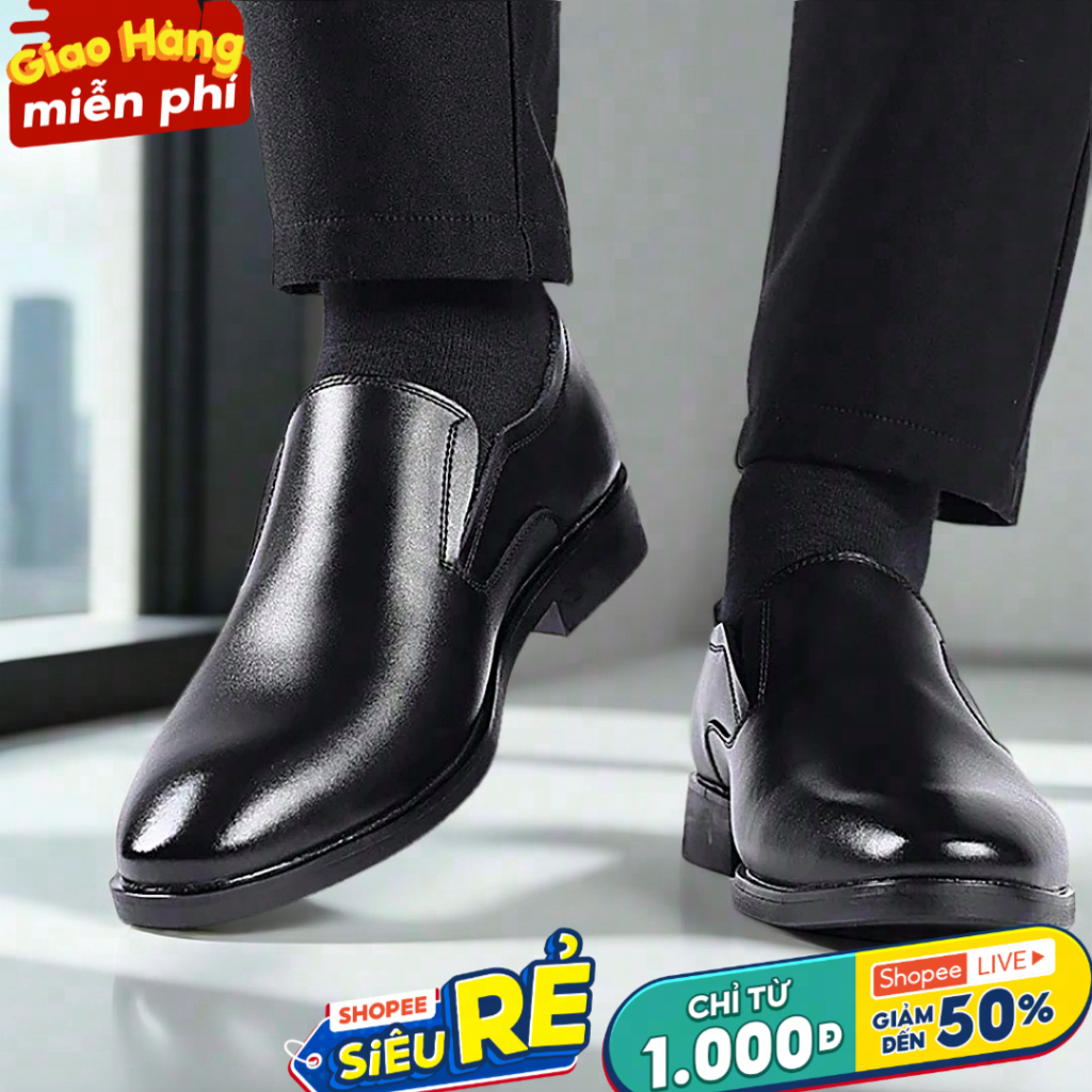 Giày Tây Lười Nam Da Bò Thật 100 % Công Sở Giày Thiết Kế G22 Bền và Êm Mạnh Mẽ Sang Trọng Bảo Hành 12 Tháng