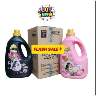  Thùng 2 Can nước giặt Hygiene SACOM VN thơm,đậm đặc,mỗi can 2 ký sản xuất theo công nghệ Thái Lan 