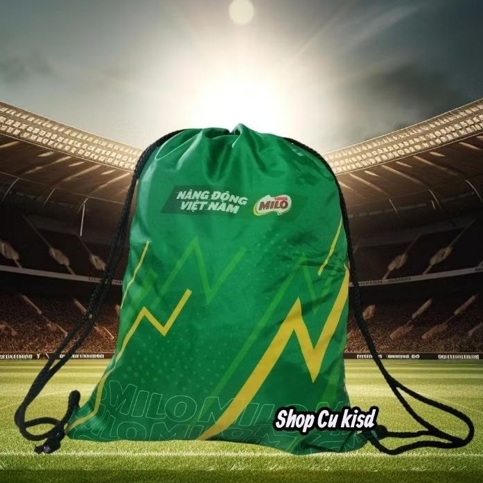 Túi rút Milo 40*31cm - Balo du lịch Milo - SP từ Sữa milo