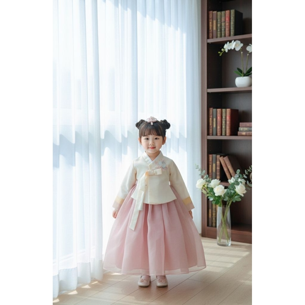 váy hanbok cho bé