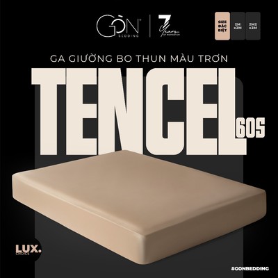 [Large size] Ga Giường Bo Thun Gòn Bedding Lụa Tencel 60s Cao Cấp Kích thước 2mx2m | 2m2x2m