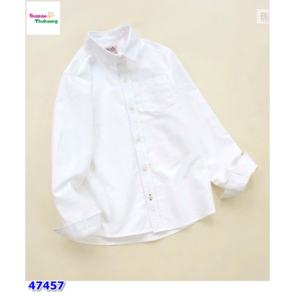 Áo sơ mi B2Kid trắng