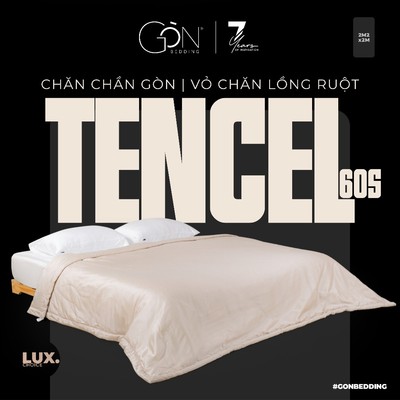 [Nhiều màu] Chăn Chần Gòn, Chăn Lồng Ruột Lụa Tencel 60s Cao Cấp Gòn Bedding Màu Trơn 2m2x2m