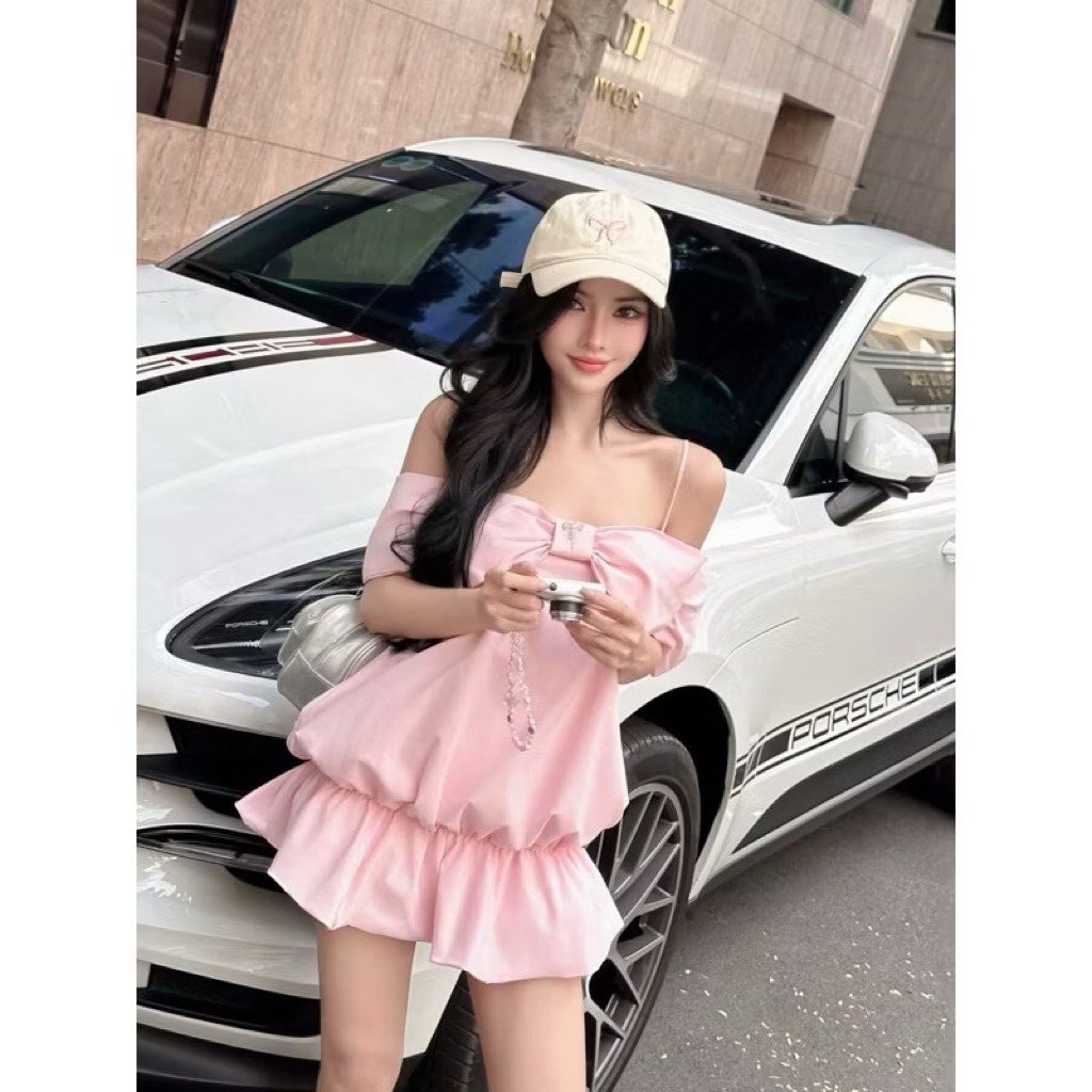 [PASS/THANH LÝ] SET AGUJA AIMEE HỒNG DỄ THƯƠNG