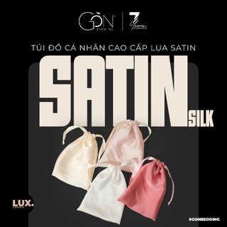 Túi Du Lịch Nhỏ Gọn Gòn Bedding Lụa Satin Premium 20x15 cm