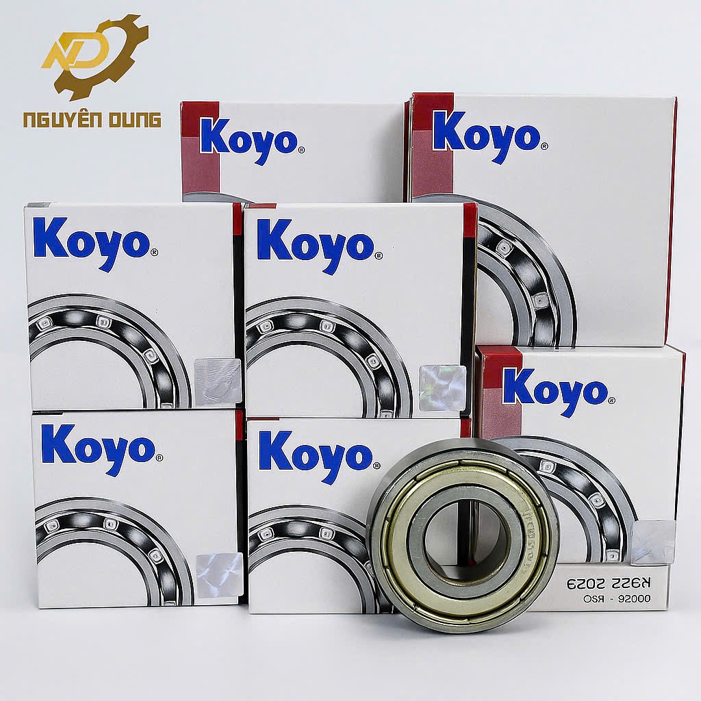 (Hộp 5 đôi) VÒNG BI (ĐẠN BẠC) KOYO 6201 – Vòng Bi Xe Máy 6201 Chạy Êm, Ít Ma Sát, Độ Bền Cao | Phù H