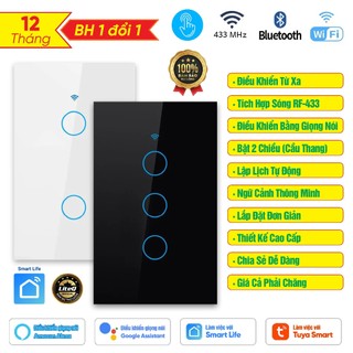 Công Tắc Thông Minh Tuya Wifi - RF-433 - Bluetooth - Giải pháp thông minh cho ngôi nhà của bạn