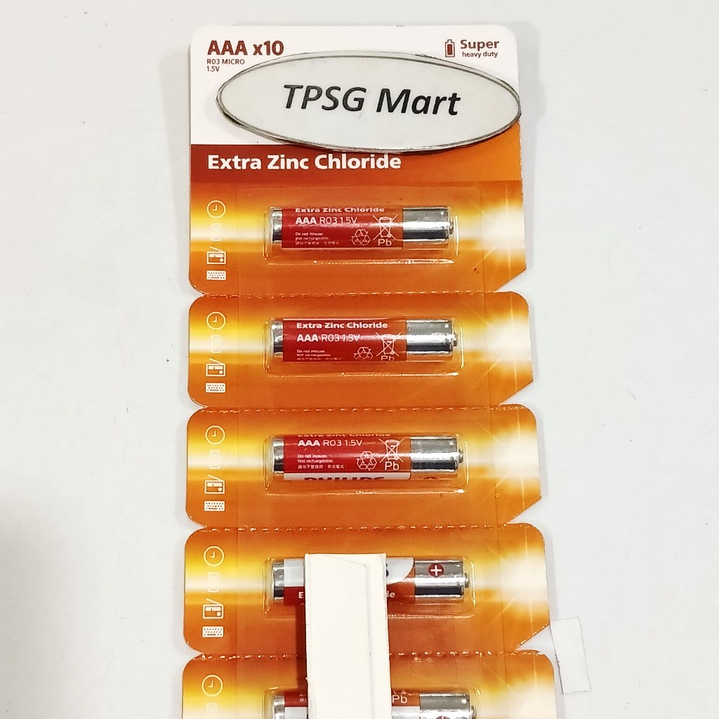 Pin AAA R03 MICRO 1.5V (R03L10S/97 Zinc chloride / Pin 3A) / Pin chính hãng