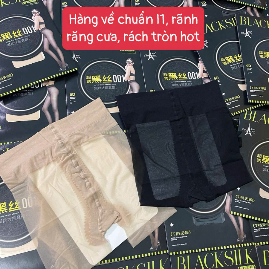 ( HÀNG LOẠI 1 ) Quần Tất BLACK SILK Siêu Dai, Siêu Trong, Tàng Hình, Thật Chân ST105