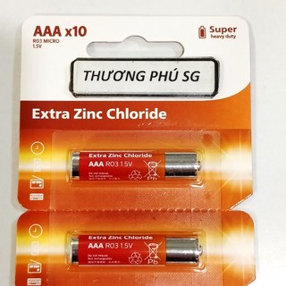 Pin AAA R03 MICRO 1.5V (R03L10S/97 Zinc chloride) / Pin chính hãng chất lượng