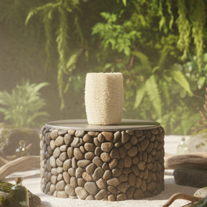 KB Rửa Bát Xơ Mướp Cắt Khúc  - Hoàn Toàn Từ Xơ Mướp Thiên Nhiên An Toàn Cho Da