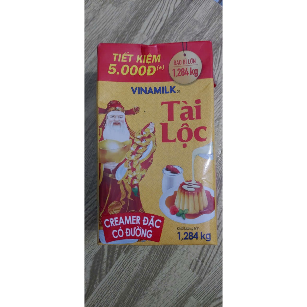 Sữa đặc Creamer Vinamilk Tài Lộc Hộp 1284g