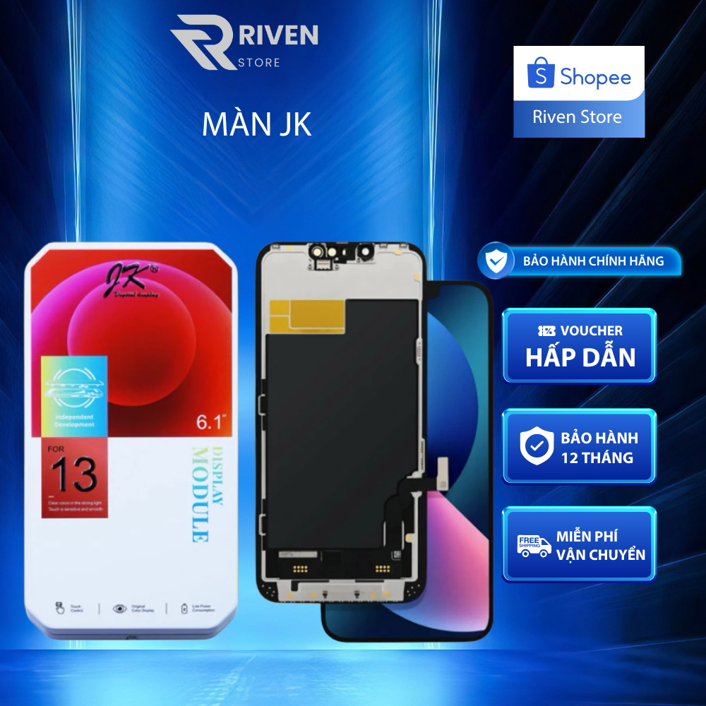 Màn Hình JK Thay Thế Cho IP Kèm Nhiều Quà , Màn JK Phôi Dẻo, Hiển Thị FHD 9/10 So Với Màn Zin. Dùng 