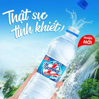 Nước Suối Number 1 - Thùng 24 Chai 500 ml