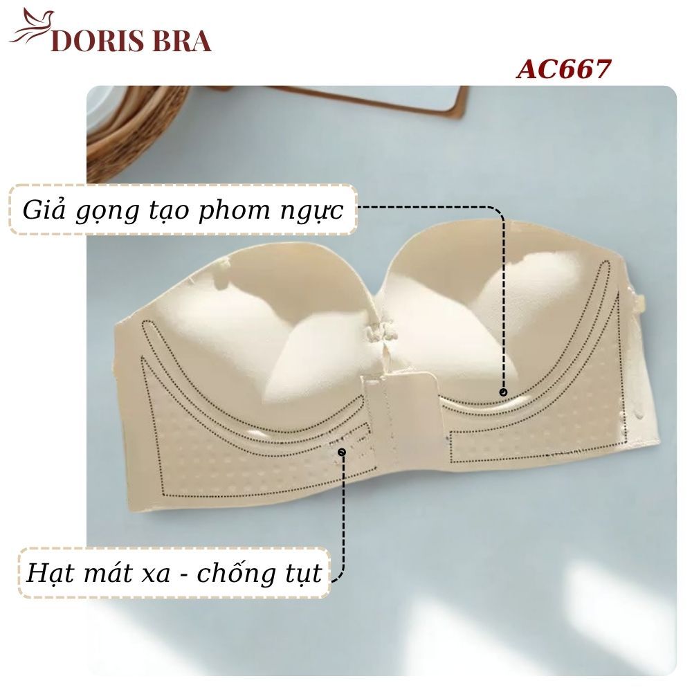 [LOẠI 1] Áo lót nữ Vanvene cài trước nâng ngực, Áo ngực AC667 không dây cài trước đệm dày 4cm Siêu nâng đẩy không gọng | BigBuy360 - bigbuy360.vn