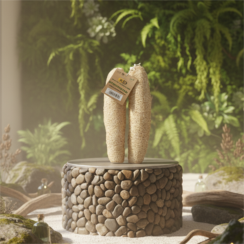 KB Set 2 Quả Xơ Mướp Lành Tính - Size 20 đến 24 cm