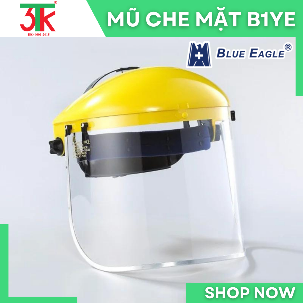 [CHÍNH HÃNG] Mũ che mặt Blue Eagle B1YE + Kính gắn nón EV-815/FC45