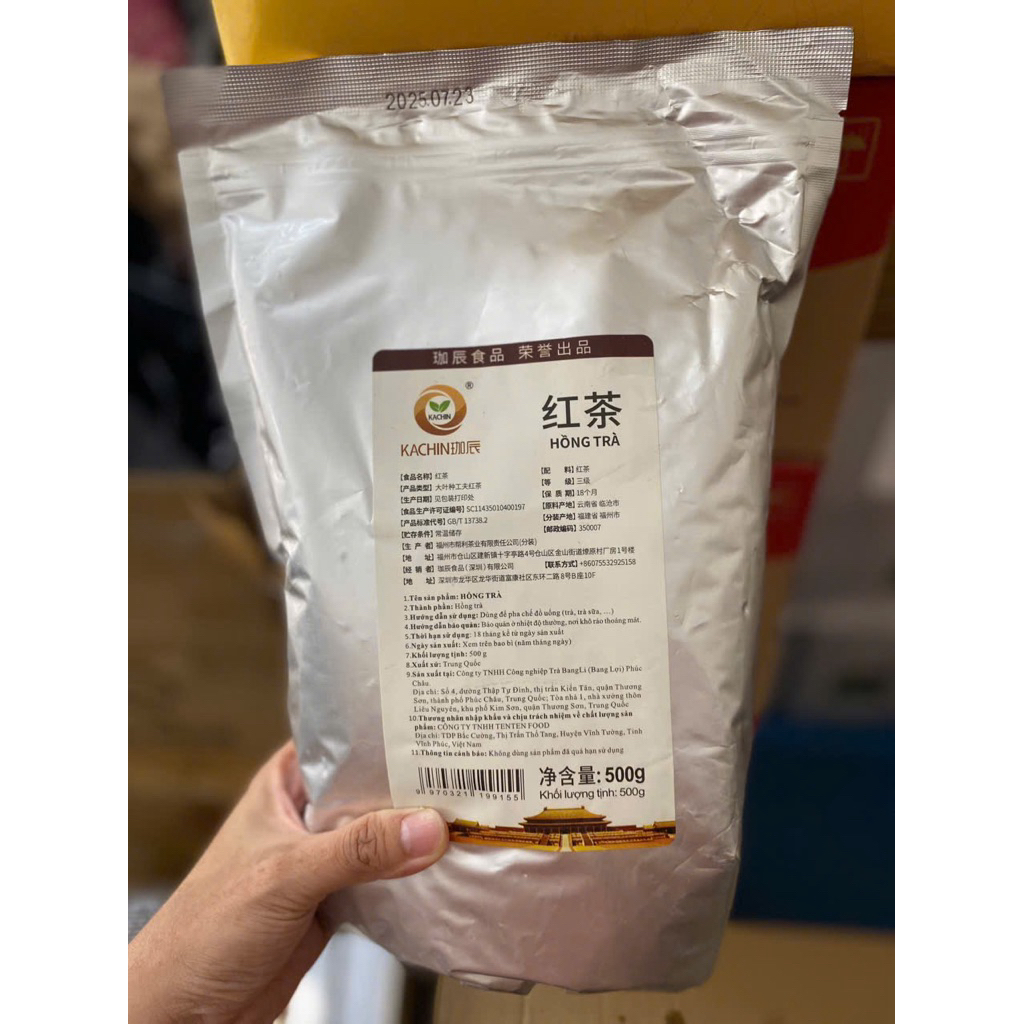Mẫu mới -  HỒNG TRÀ GONGCHA - KACHIN TÚI BẠC 500G
