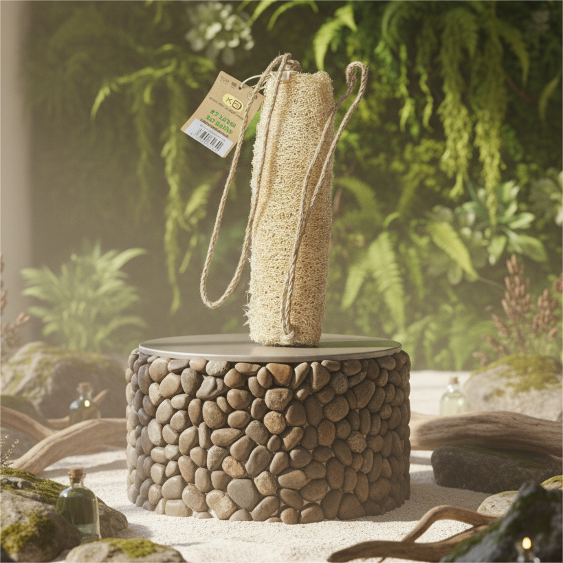 KB Đai Kỳ Lưng Nguyên Trái Xơ Mướp KB EcoLife – Làm Sạch Sâu, Thư Giãn Tự Nhiên