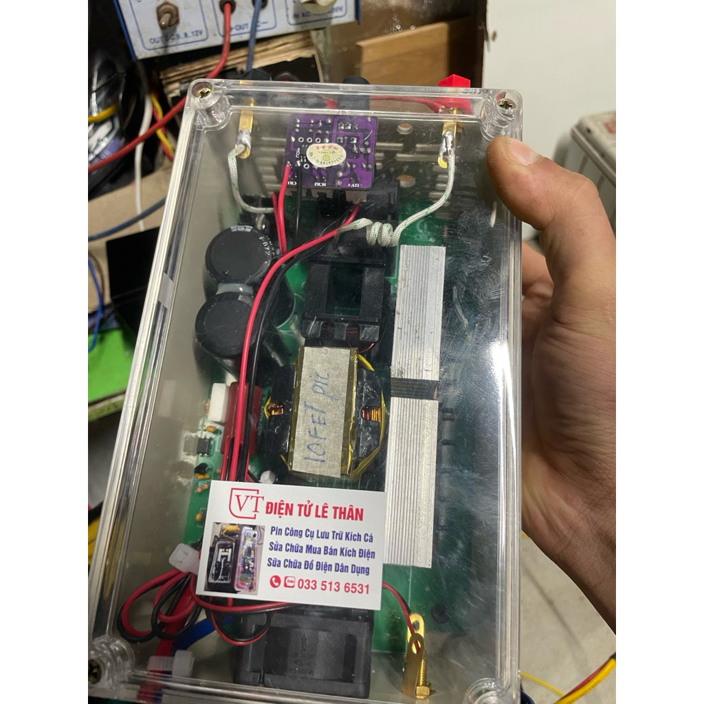 máy bắt thuỷ sản 10fet lc