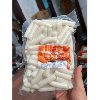 COMBO 5 gói bánh gạo Tokpokki 1kg cắt JangJang Hàn Quốc dai mềm
