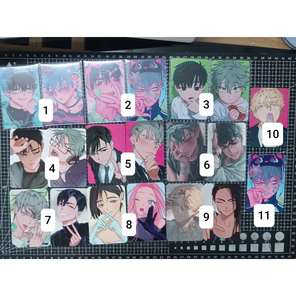 Card thẻ bo góc Ivan Till Mizi Sua Lucas Hyuna Alien Stage