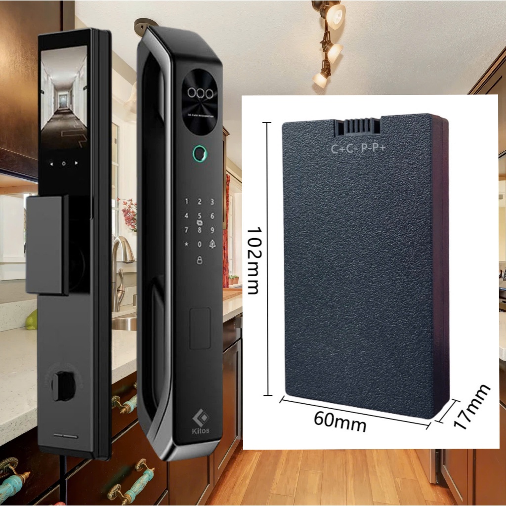 Pin Sạc Khoá Cửa Thông Minh Kitos X7 Face ID