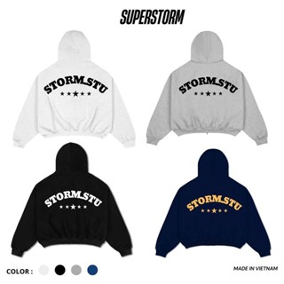 Áo Hoodie , Áo Nỉ Nam Nữ STORM.STUDIO In Dập Nổi Cao Cấp Chất Nỉ Dày Dặn Chuẩn From Dáng Form Boxy size 35-75 Kg