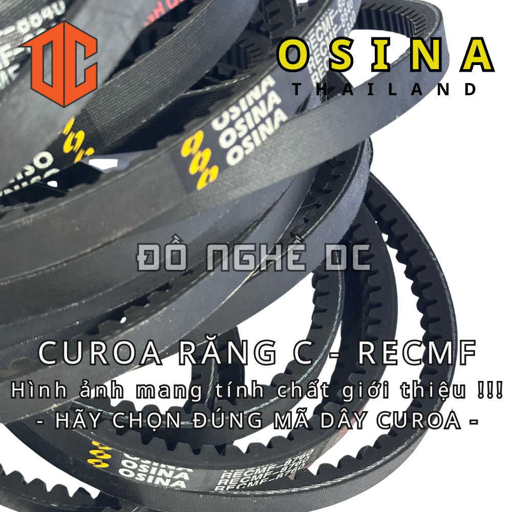 Dây curoa răng RECMF Thailand - OSINA C89 C51 C22 C66 C44 C68 C35 C51 C57 C69 C75 C20 C66 C41 C77 C8