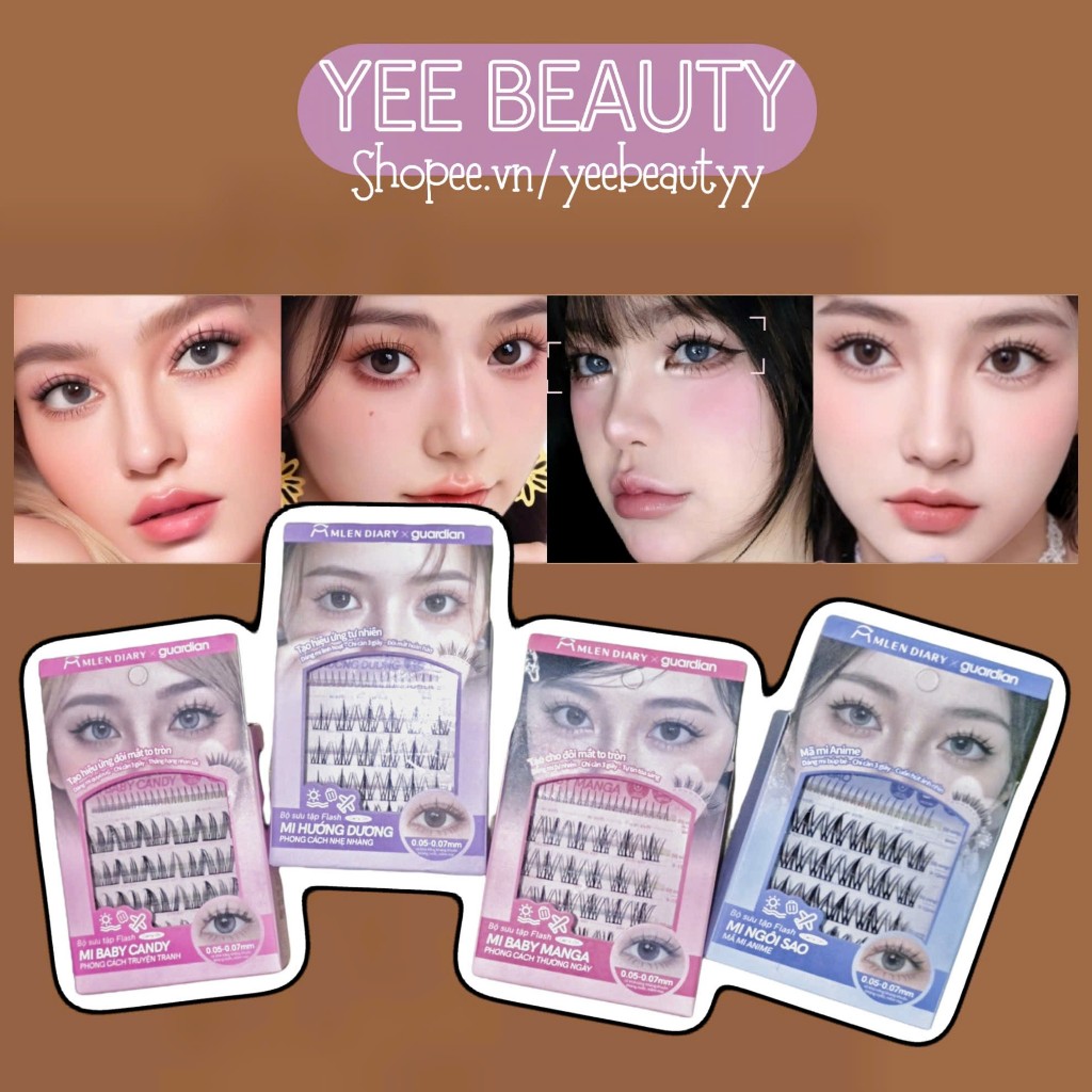 Mlen Diary mi baby manga, baby candy, ngôi sao, hướng dương 0.05-0.07mm