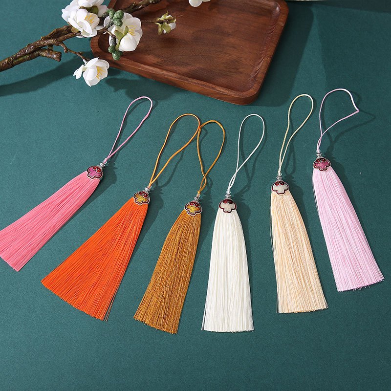 Dây Tua Rua Mũ Hợp Kim Trang Trí Dài 21Cm, Dây Treo Làm Đồ Handmade, Phụ Kiện Nhiều Màu