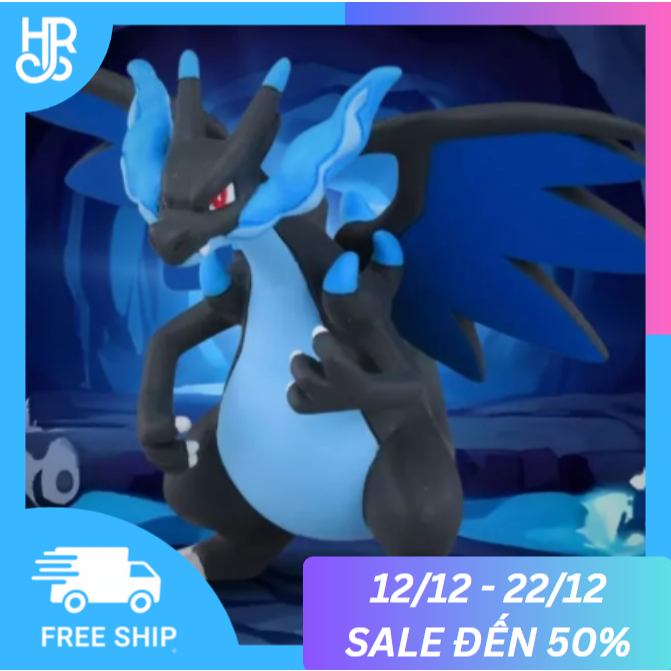 Mô hình Pokemon Moncolle Charizard Mega X / Mega Lizardon X [Form mới]