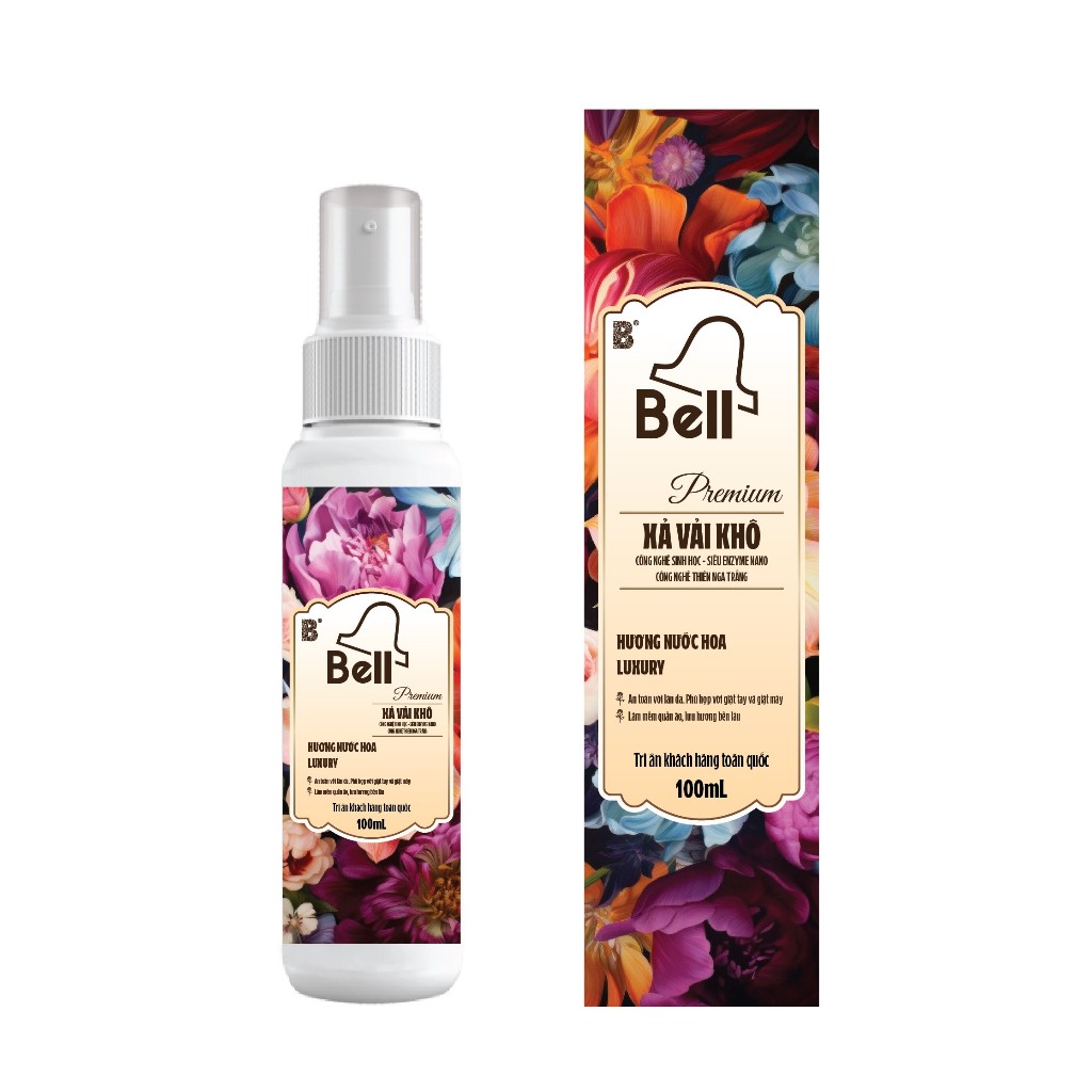 Xả vải khô Bell Đức trắng hương nước hoa thiên nga 100ml (Thùng 48 chai, gía TổngKho)