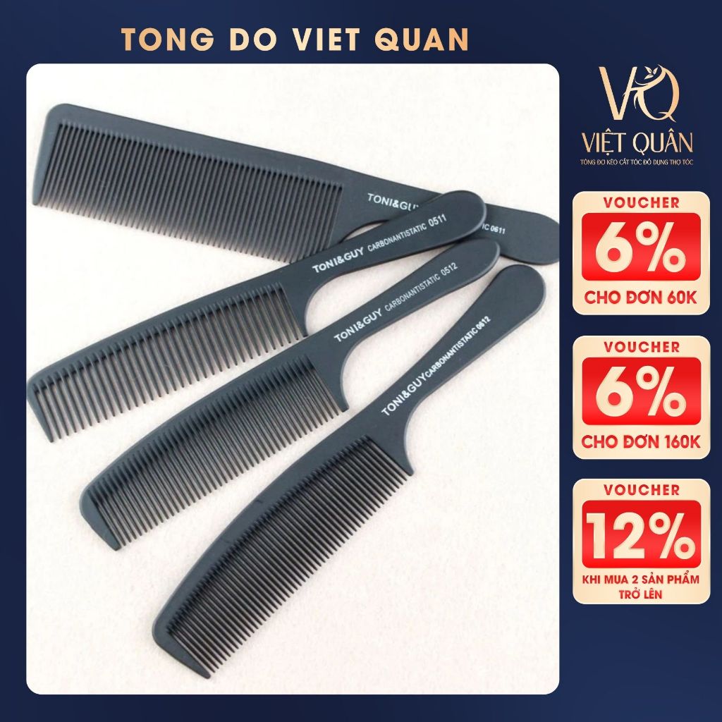 Lược Cắt Tóc Nam Chuyên Nghiệp – Lược Barber Cao Cấp Dành Cho Salon & Barber Shop