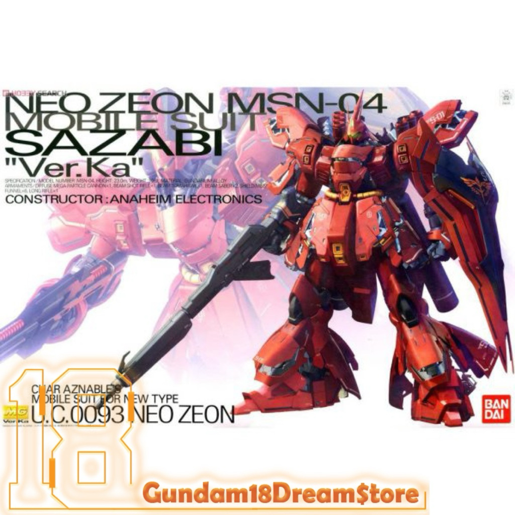MG SAZABI VER.KA-Gundam Chính hãng Bandai