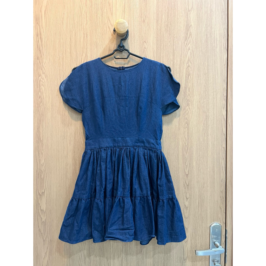 Đầm Soyoung xanh đậm size S