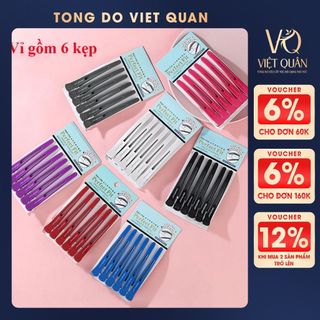  Kẹp Tóc Mỏ Vịt Phẳng Cố Định Tóc Mái Dài Nhiều Màu Sắc Phong Cách Hàn Quốc - Kẹp K5 