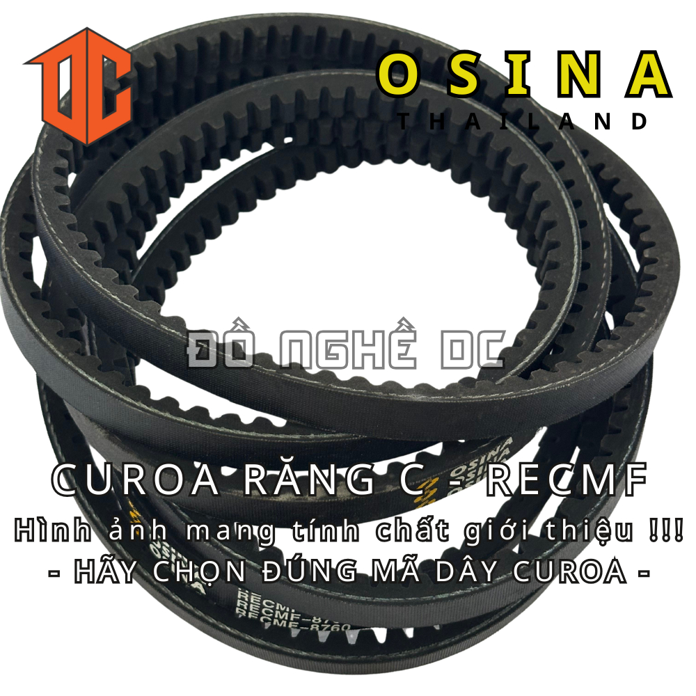 Dây curoa răng RECMF Thailand - OSINA C89 C72 C59 C71 C51 C93 C53 C60 C65 C52 C60 C86 C55 C60 C31 C8