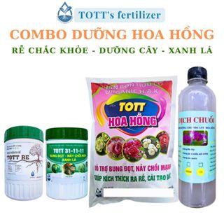  Phân Bón Hoa Hồng - Dưỡng Cây Nảy Chồi Xanh Lá   phân hoa hồng TOTT RE dịch chuối 31-11-11  TOTT's fertilizer 
