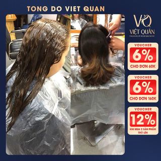 Áo Choàng Nhuộm Tóc Nilon Bịch 200 Cái 60x90cm  - Bạt Choàng Làm Tóc, Áo Choàng Uốn Ép Nhuộm Chuyên Dụng Cho Salo